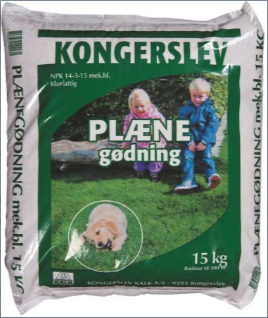 Efterårsplænegødning, 15 kg