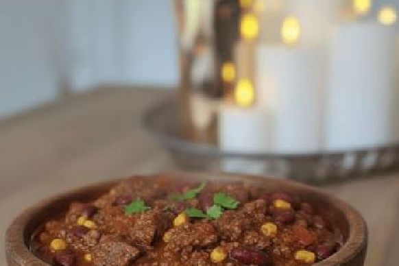 Chili Con Carne m mørk Chokolade