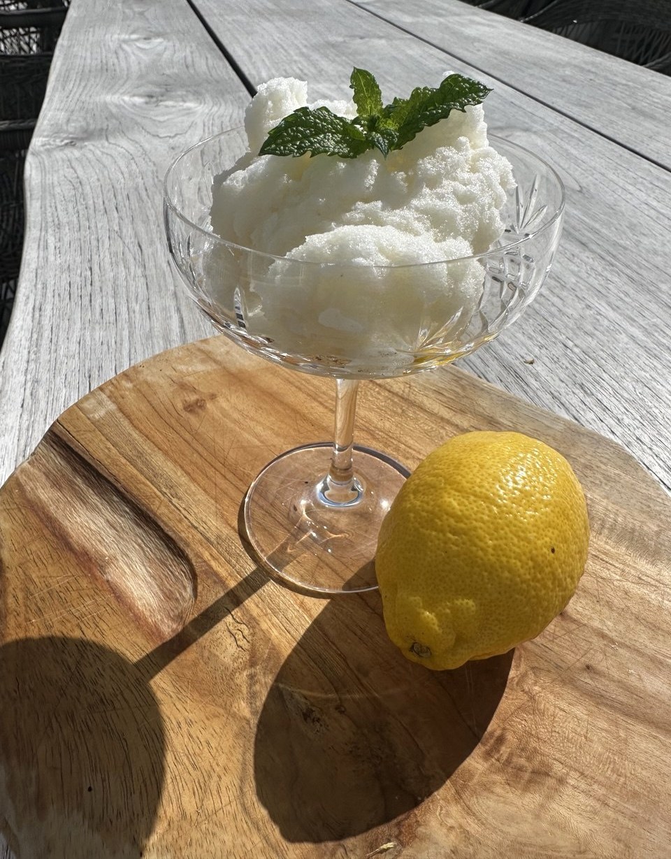 Citronsorbet